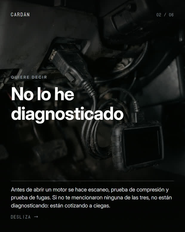Lo que dijo / lo que quiso decir, 2 de 6