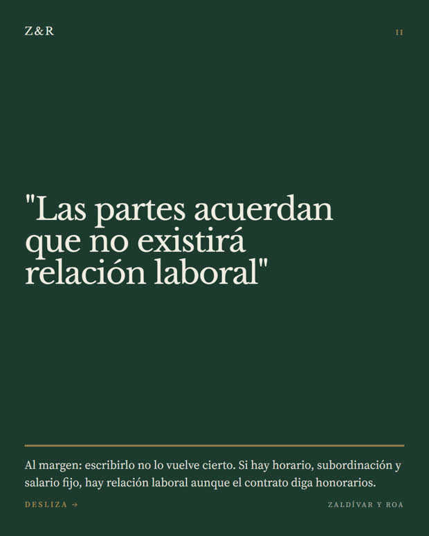 La letra chica, subrayada, 2 de 6