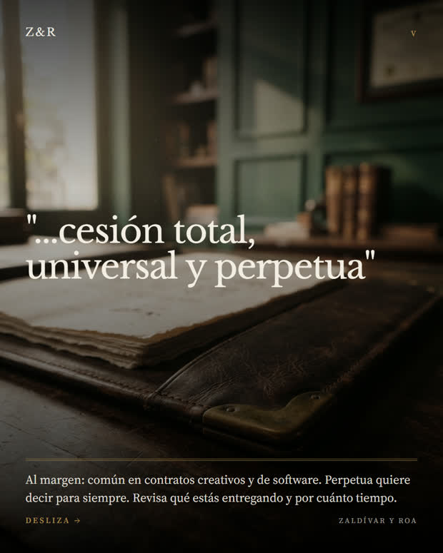 La letra chica, subrayada, 5 de 6