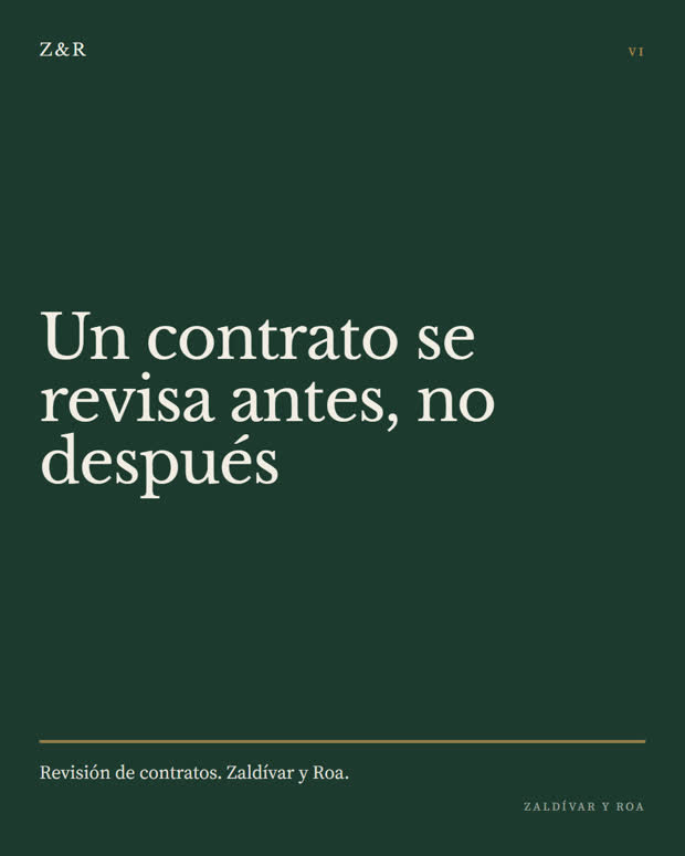 La letra chica, subrayada, 6 de 6